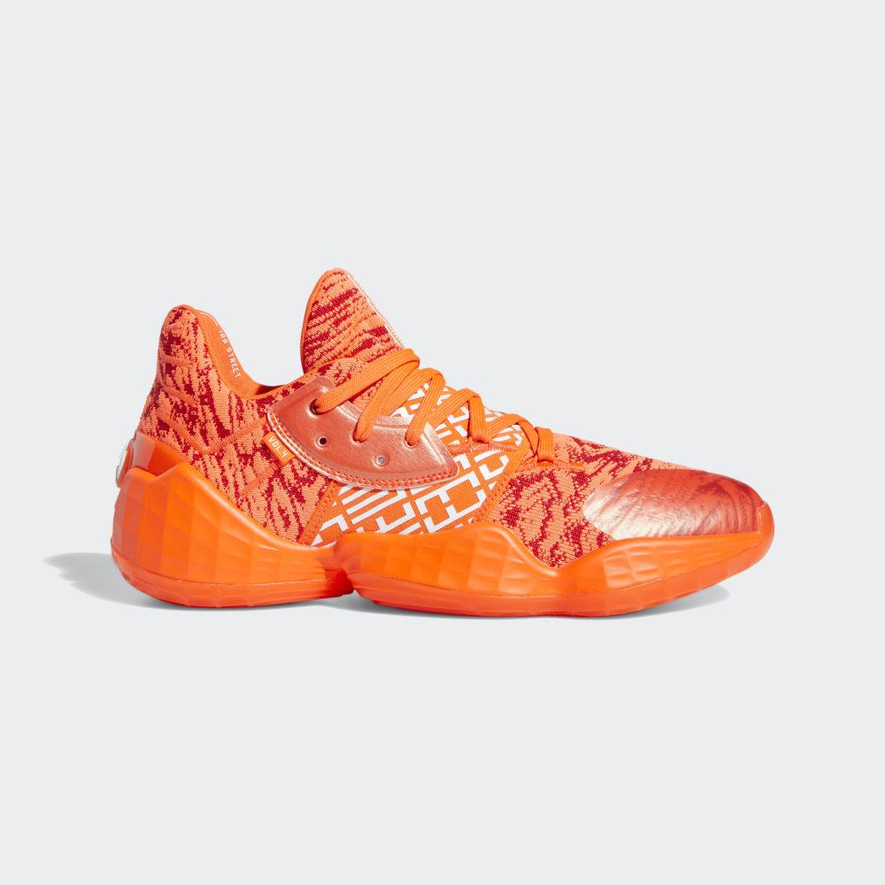 Adidasi Baschet Adidas Harden Vol. 4 Barbati Romania - Rosii Inchis/Albi/Rosii EH2409